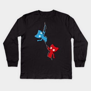 Unravel 2 come out of their hole Kids Long Sleeve T-Shirt